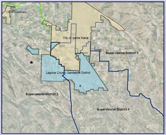 Laguna County Sanitation District service area